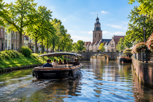 Rondvaart met de fluisterboot in Zutphen