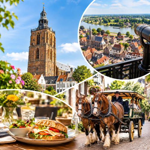 Paardentram en toren beklimmen Doesburg
